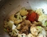 A picture of step 2 of Cauliflower rice.