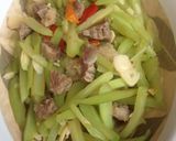 Foto langkah ke 2 dari resep Oseng labu+daging.