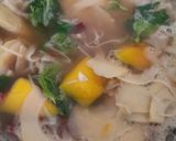 Gambar langkah 4 resipi Masak Rebus Rebung, Labu Kuning & Pucuk Bebuas.