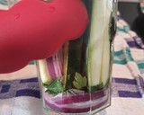 Une image de l'étape 3 de Pickels de courgette au curcuma.