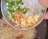 A picture of step 3 of Mushroom matar.