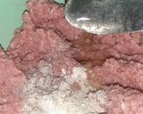Foto langkah ke 2 dari resep Bola - bola Daging kukus.
