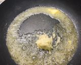 Gambar langkah 1 resipi Cabonara garlic bread.