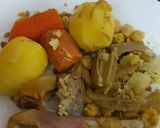 A picture of step 8 of Valencian Cocido/Puchero.