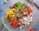 A picture of step 2 of Italian Chana Salad.