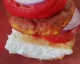 A picture of step 5 of Moong Dal Burger for Kids lunch.