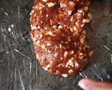 A picture of step 6 of Mix dryfriuts roll.
