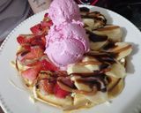 Foto del paso 5 de la receta: Waffles con fruta