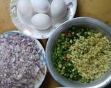 A picture of step 1 of Kacche Qeemay k Kabab (Refer A Friend Contest).