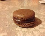 Francia csokoládés macaron recept fázis 8 fotója