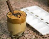 A picture of step 4 of Dalgona Coffee.