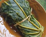 Foto langkah ke 4 dari resep Pepes Peda Daun Pepaya.