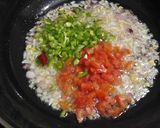 A picture of step 2 of Punjabi Maggi.