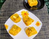 A picture of step 7 of Protein rich Yellow split Moong daal(gram lentils) Burfi.