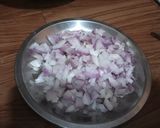 A picture of step 1 of Kundru Peanut masala with Chapati Daal and salad.