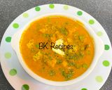 A picture of step 4 of Matar Paneer.