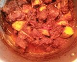 A picture of step 4 of Mutton gravy.