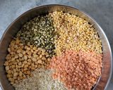 A picture of step 1 of High Protein Nutritious Handvo.