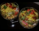 A picture of step 4 of Aloo Chana Chaat.