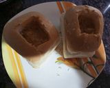 A picture of step 1 of Bhaji stuffed baked cheesepav.