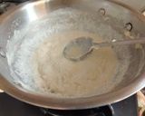 A picture of step 2 of Patisapta pitha -A Bengali sweet.