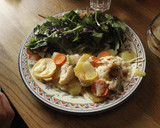 Foto del paso 15 de la receta: Sanguche al horno, de papas con bacalao al diome