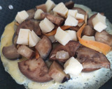 Foto del paso 2 de la receta: Omelette de berenjenas salteadas y mozzarella