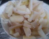 A picture of step 2 of Kathyawari cholay chaat.