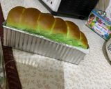 Foto langkah ke 5 dari resep Roti sobek pandan with whipy cream.