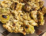Foto del paso 5 de la receta: 🍳🧀Revuelto de repollitos de Bruselas a los 4 quesos 🧀🍳