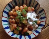 A picture of step 9 of Beans with Fresh Tomato and Herbs.