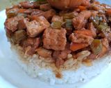 Foto langkah ke 3 dari resep Nasi Tim Ayam Tahu.