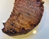 A picture of step 7 of Air Fryer London Broil with Shrimp.