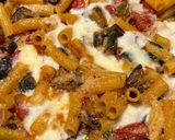 A picture of step 5 of Baked Pasta with Eggplant.
