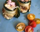 Foto del paso 4 de la receta: Rollitos de zapallo italiano y atún