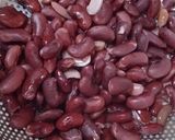 A picture of step 1 of Red Beans Chaat.