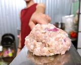 Hình bước làm 1 của món Cà chua nhồi thịt hấp