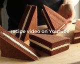 A picture of step 1 of Chocolate Sandwich Cake.