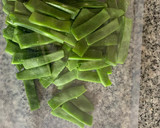 Foto del paso 1 de la receta: Judías verdes sous vide con jamón