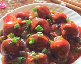 A picture of step 4 of Raw Banana Manchurian.