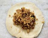 A picture of step 3 of Chandrakala - A sweet.