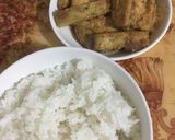 Hình bước làm 5 của món Đậu hũ kho chả cá