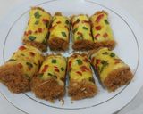 Foto langkah ke 7 dari resep Roti Gulung Abon.