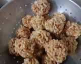 A picture of step 5 of Mamra Chikki.