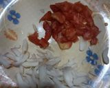 A picture of step 1 of Bhindi.