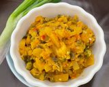A picture of step 3 of Pumpkin Chokha.