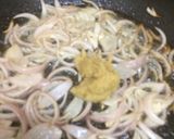 A picture of step 4 of Kerala style mutton curry.
