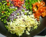 A picture of step 2 of Stuffed Paneer Besan Chilla.