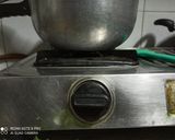 A picture of step 7 of Lobia Daal.