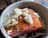 A picture of step 2 of Instant Pot Frozen Prime Rib.